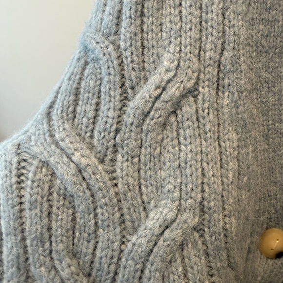 Vince Cable Knit Cardigan - Blue - Picture 3 of 8